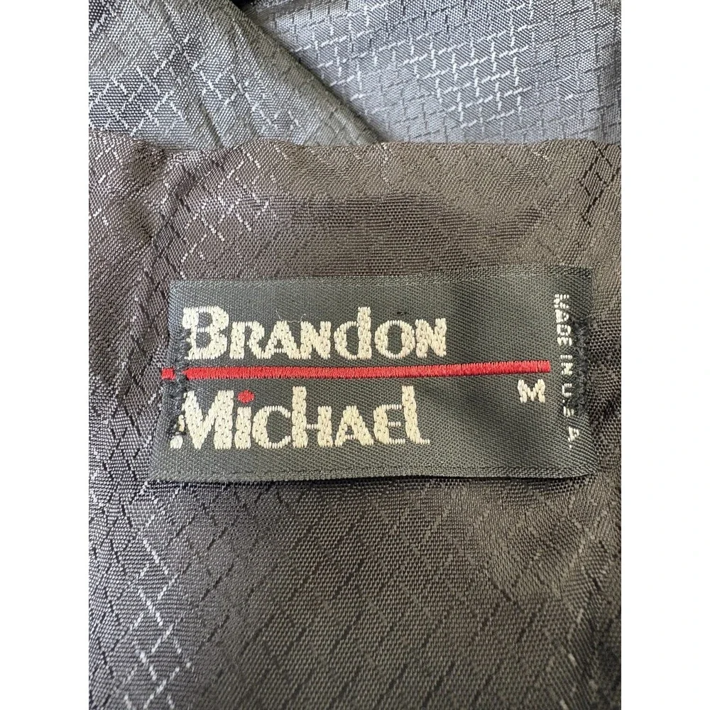 Mens Brandon Michael retro 50s formal vest‎ w/1950s moviestars, size Medium